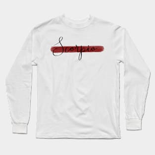 To Scorpio Long Sleeve T-Shirt